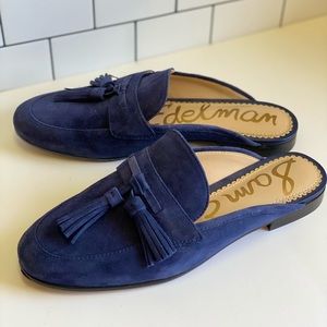 Blue Slip Ons ~ Size 6.5